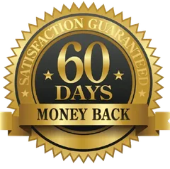 60-day money back badge