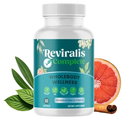 Reviralis Complete capsule bottle render (one bottle shown; the pack holds 3)